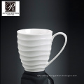 hotel ocean line fashion elegance white porcelain mug PT-T0601